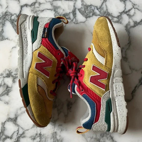 NEW BALANCE 997H LITTLE KID 'VARSITY GOLD MULTI' size 13 - Picture 3 of 7